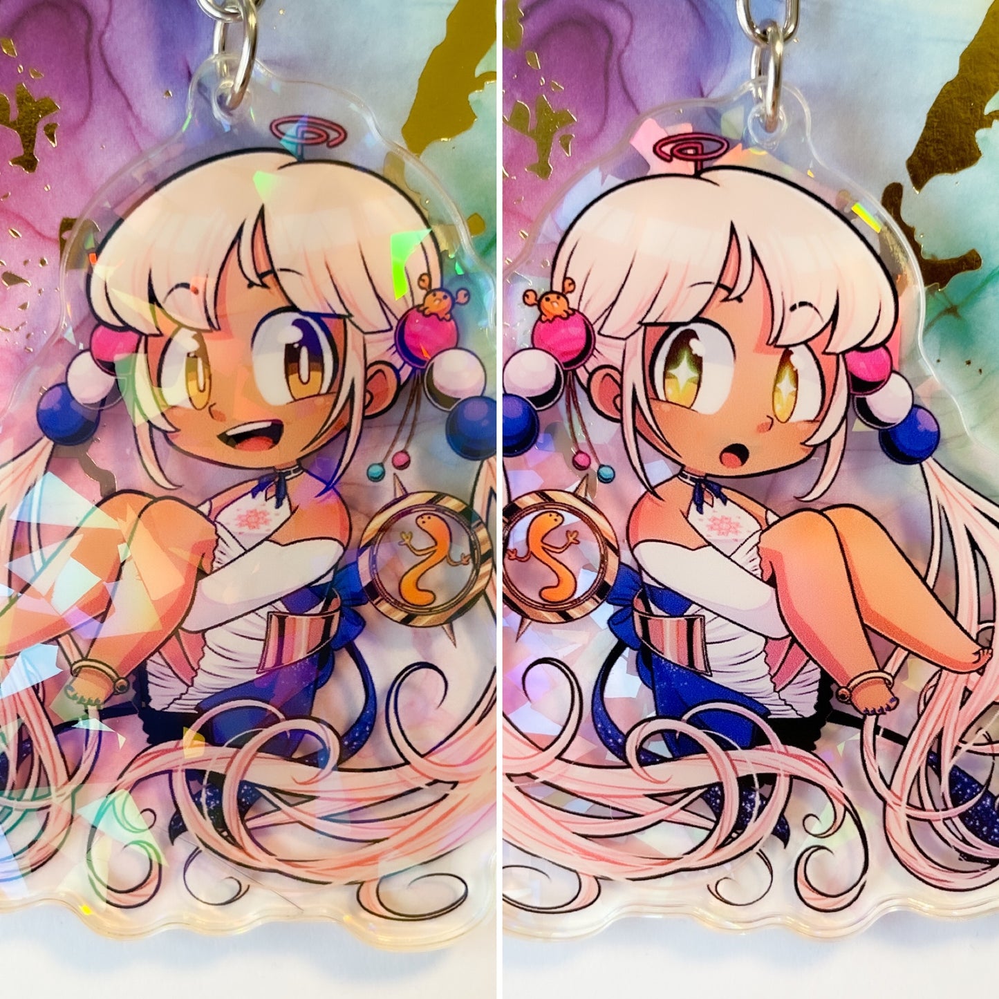 Hololive EN Council Holographic Acrylic Charms