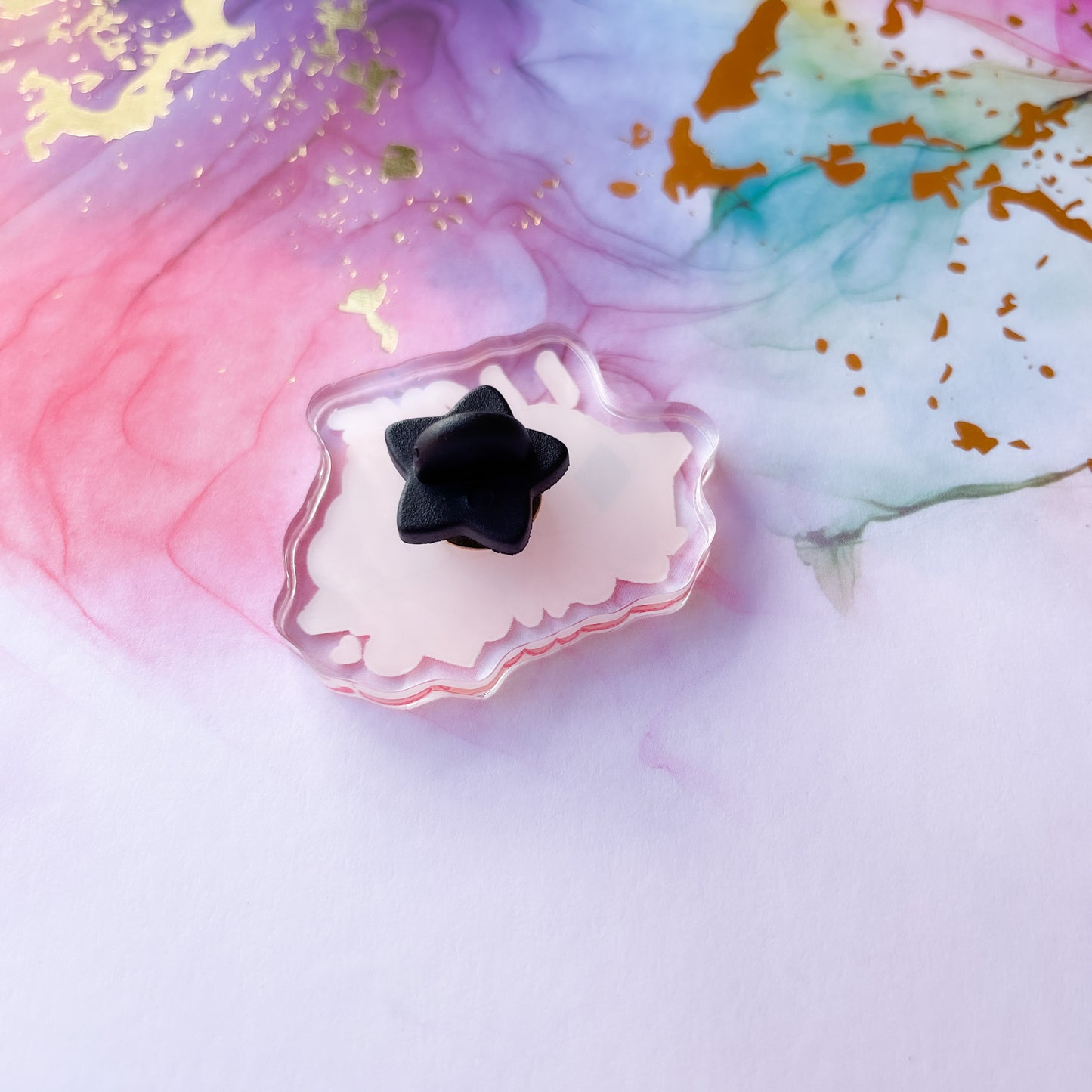 I Love Donuts 1.5" Acrylic Pin