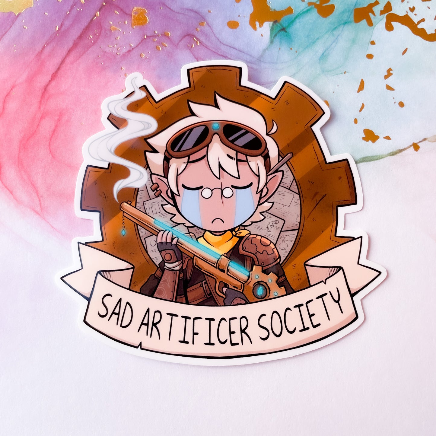Sad D&D Society Stickers