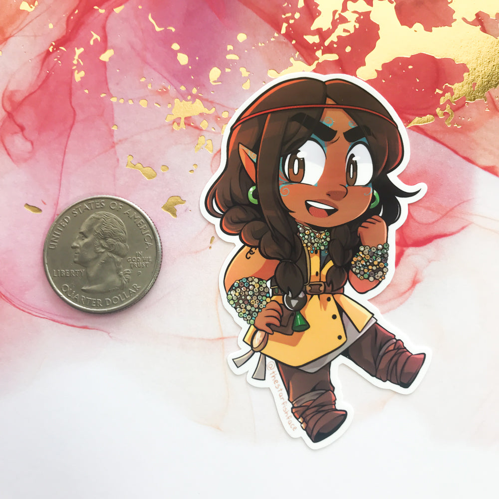 Critical Role - Mighty Nein Stickers - TheStarfishface