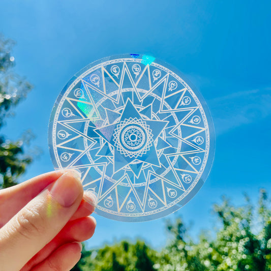 Castoff Magic Circle Suncatcher Sticker - TheStarfishface