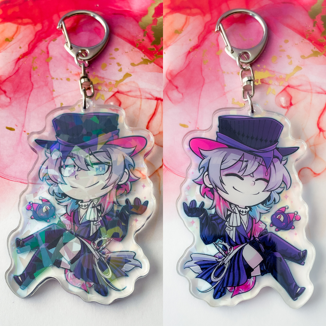 Holostars EN Tempus VG Holographic Acrylic Charms