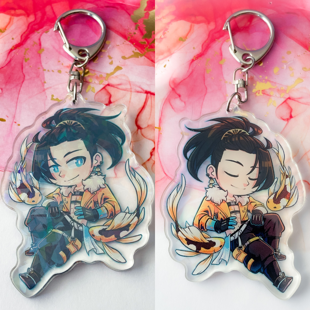 Holostars EN Tempus VG Holographic Acrylic Charms