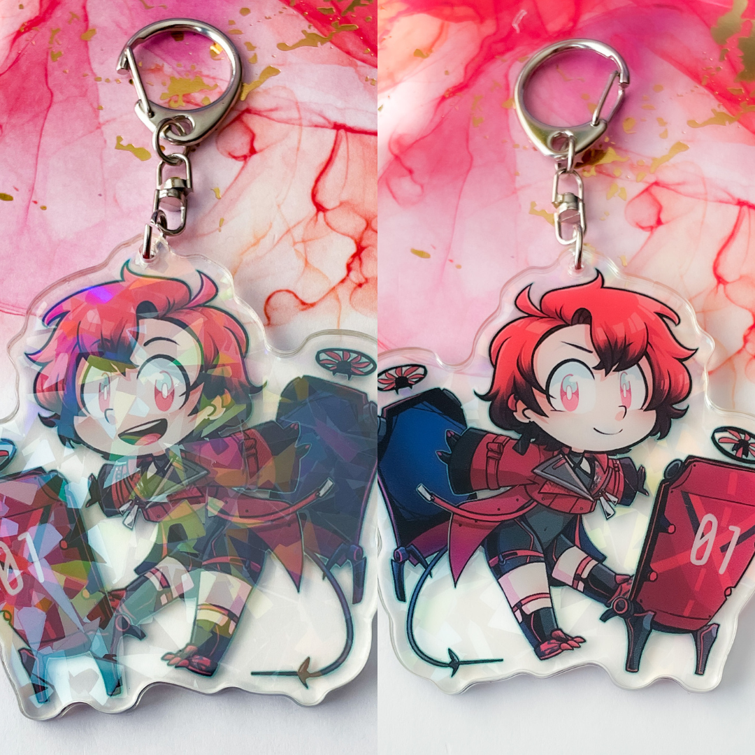 Holostars EN Tempus VG Holographic Acrylic Charms