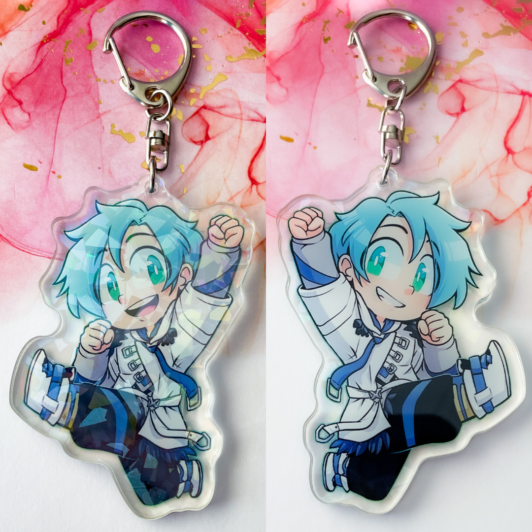 Holostars EN Tempus HQ Holographic Acrylic Charms