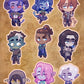 Critical Role: The Mighty Nein Sticker Sheet