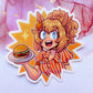 Umamusume Taiki Shuttle Burger Sticker
