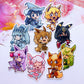 Pokemon D&D Eeveelutions Stickers