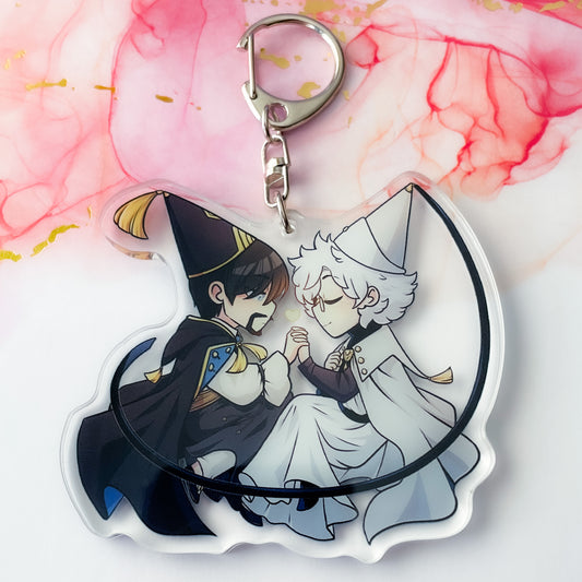 Witch Hat Atelier Acrylic Charms - Qifrey and Olruggio