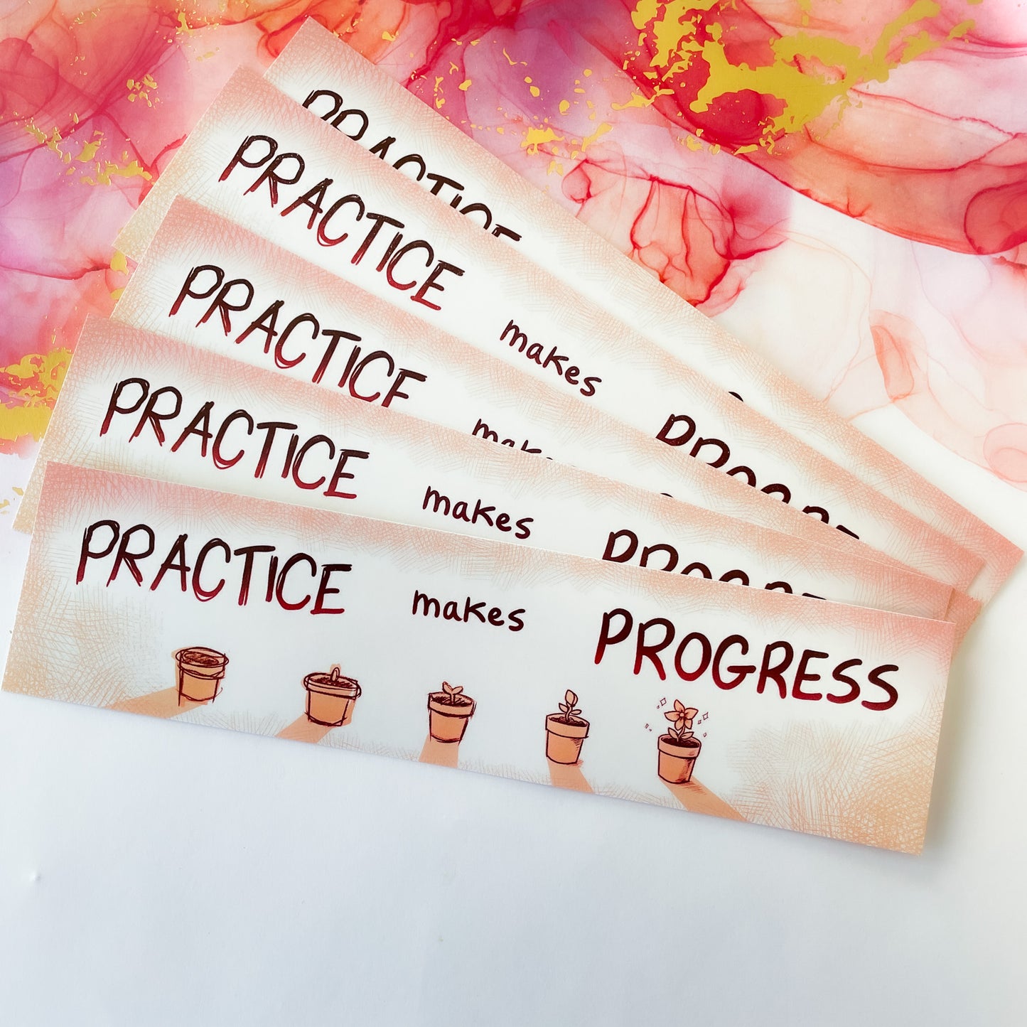 FREE Practice Makes Progress Bookmarks [READ DESCRIPTION]