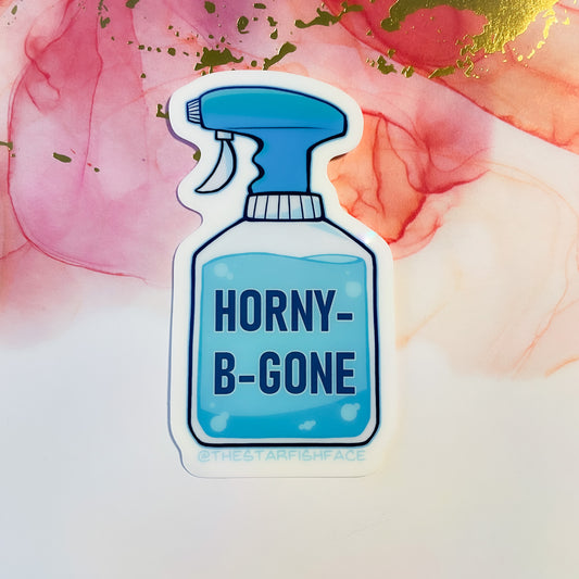 Horny-B-Gone Sticker