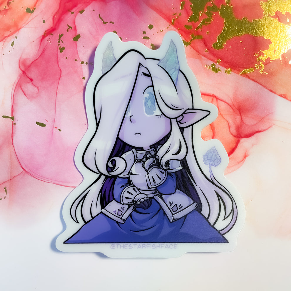 Verity Noblesse Holo Sticker – TheStarfishface