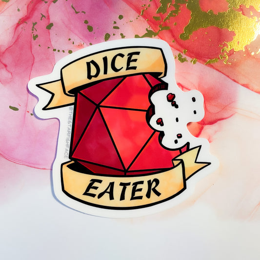 Dice Eater Sticker