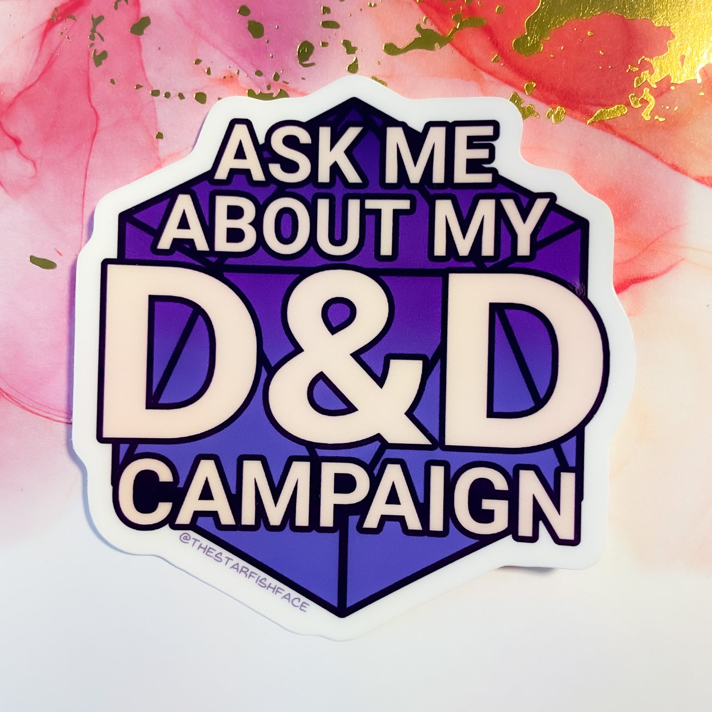 Ask Me About My D&D Campaign Sticker