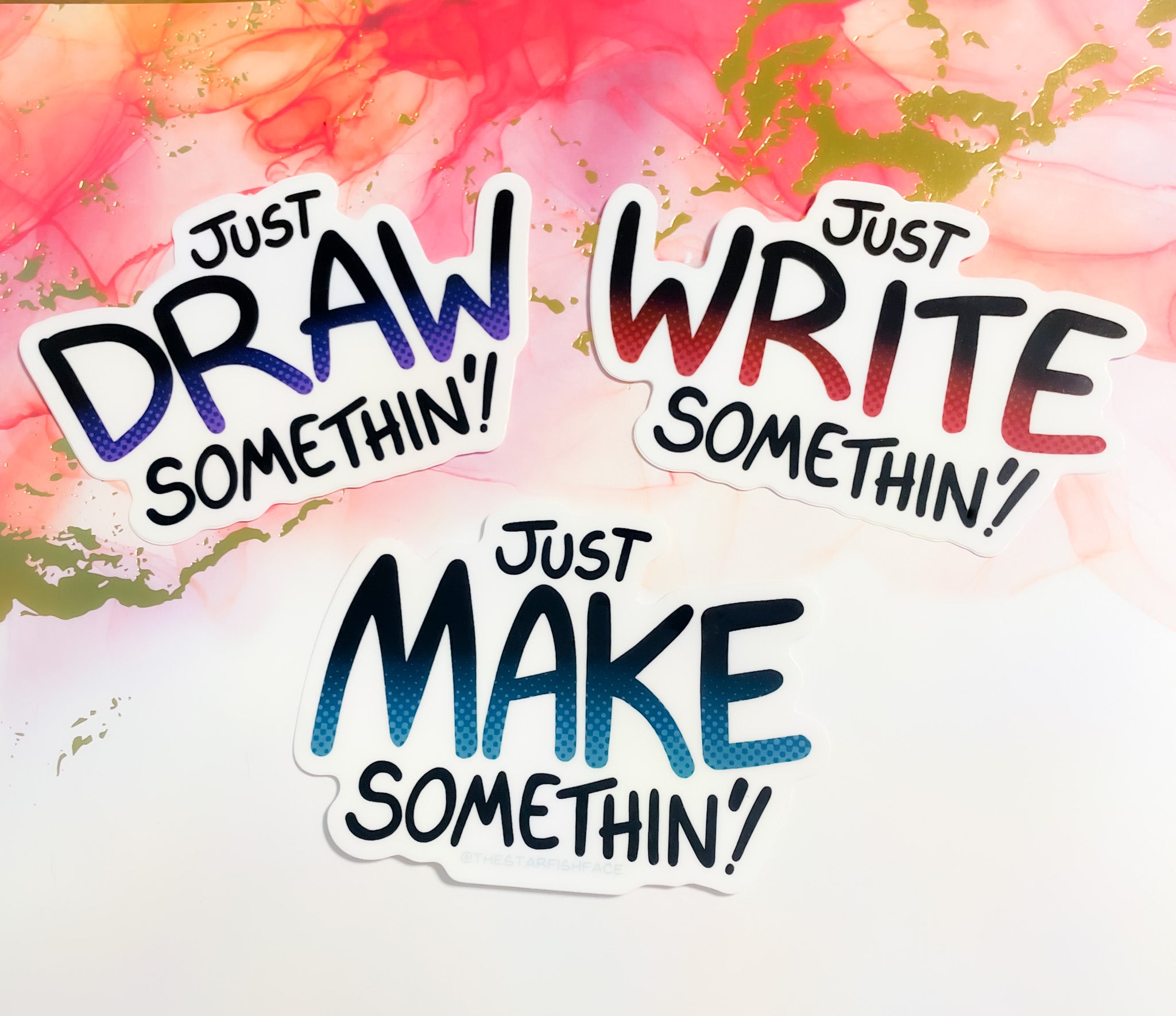 Write Text Sticker Just Draw / Write / Make Something Stickers – TheStarfishface
