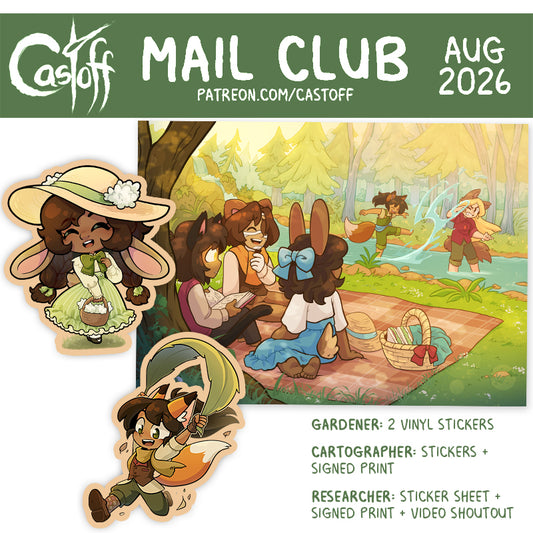 Castoff Mail Club Merch Set