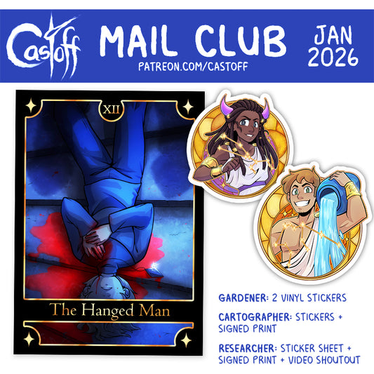 Castoff Mail Club Merch Set