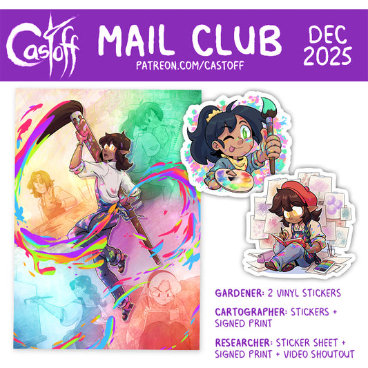 Castoff Mail Club Merch Set