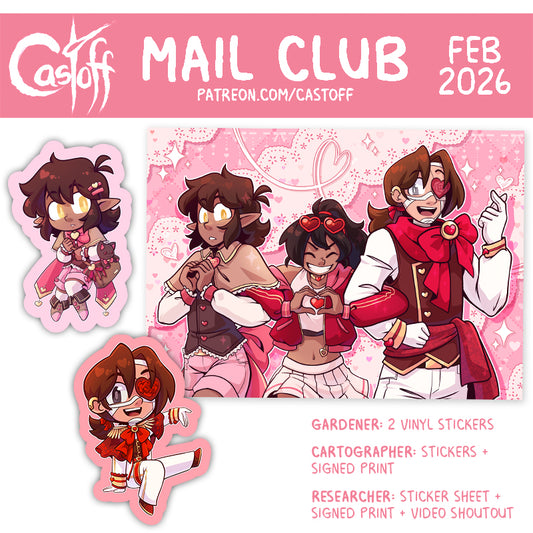 Castoff Mail Club Merch Set