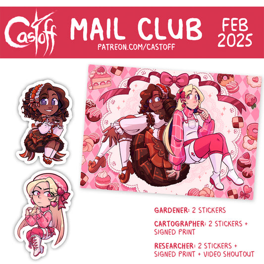 Castoff Mail Club Merch Set