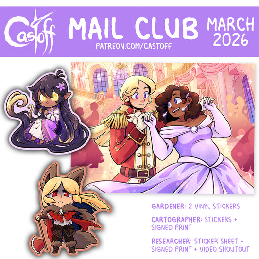 Castoff Mail Club Merch Set