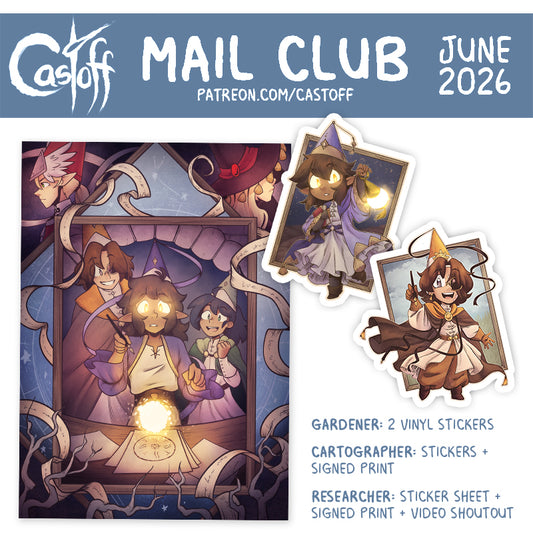 Castoff Mail Club Merch Set