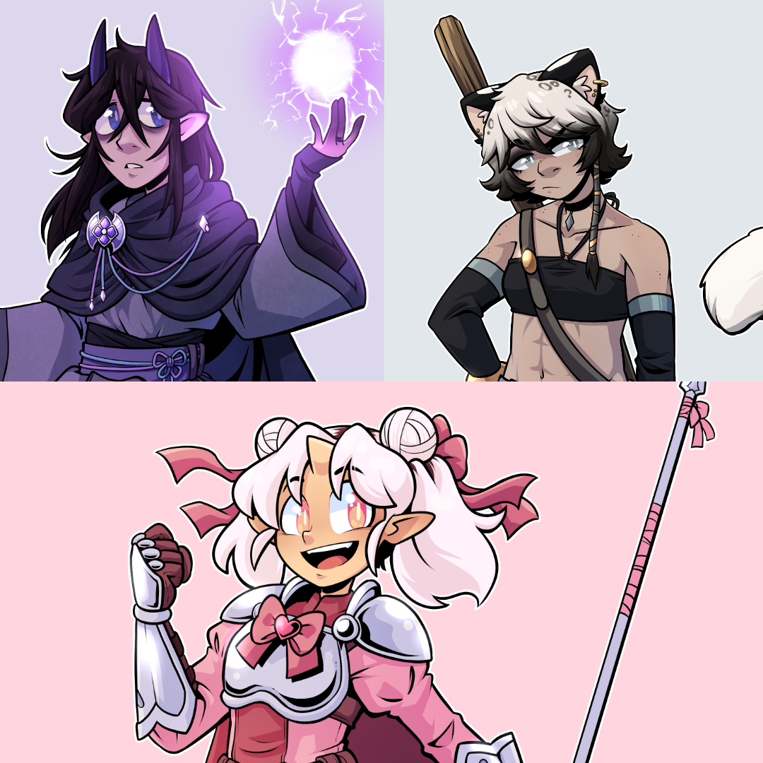 Shattered Chord Character Mini Prints