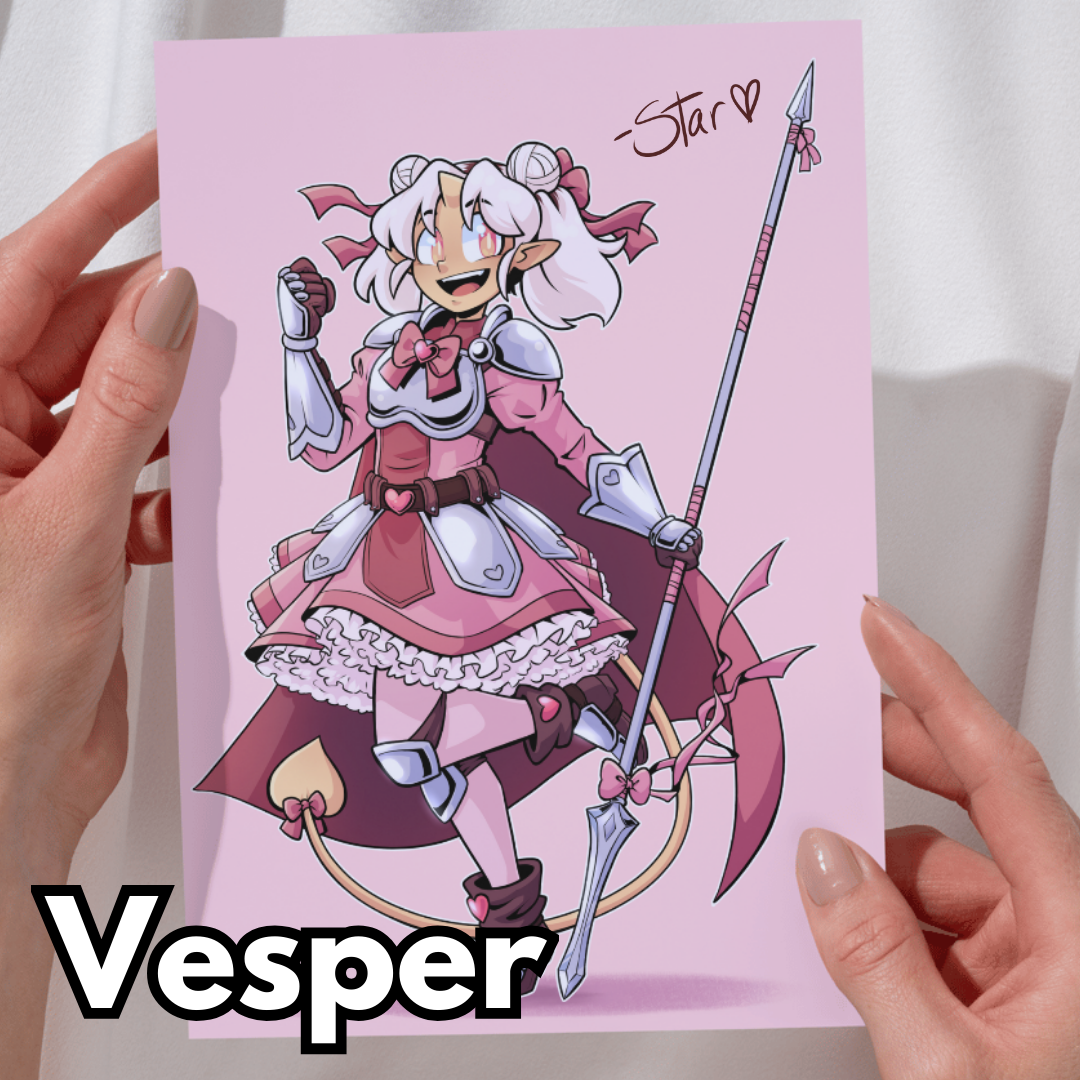 Shattered Chord Character Mini Prints