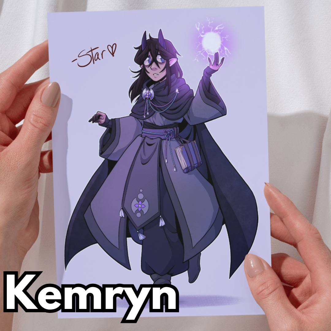 Shattered Chord Character Mini Prints