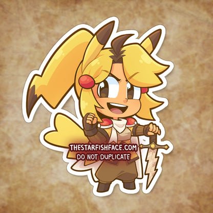 Pokemon D&D Pikachu + Friends Stickers