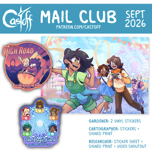 Castoff Mail Club Merch Set