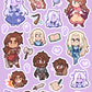 Verity and Friends Sticker Sheet