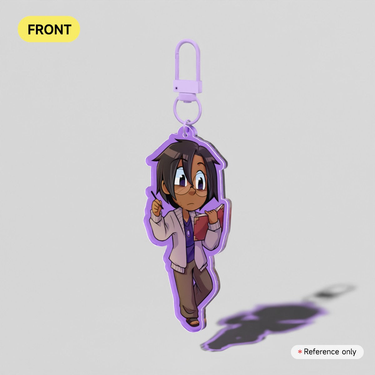 Castoff 3" Acrylic Charms - Sage