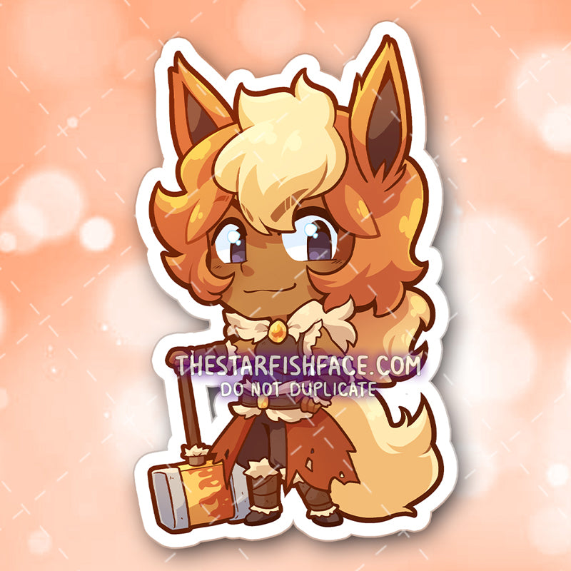 Pokemon D&D Eeveelutions Stickers