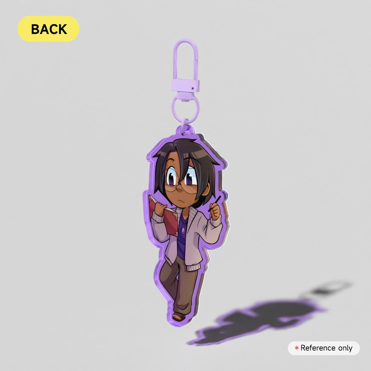 Castoff 3" Acrylic Charms - Sage