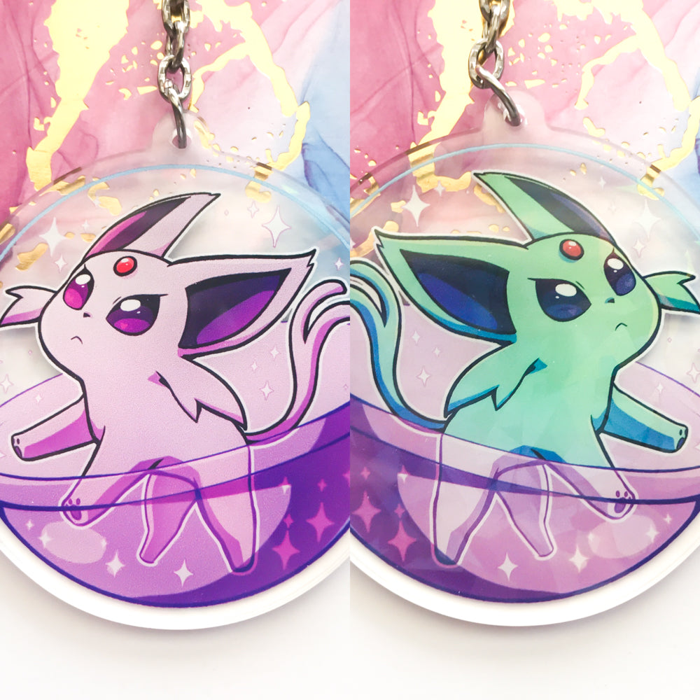 Pokemon Eeveelution Holo Acrylic Charms - TheStarfishface