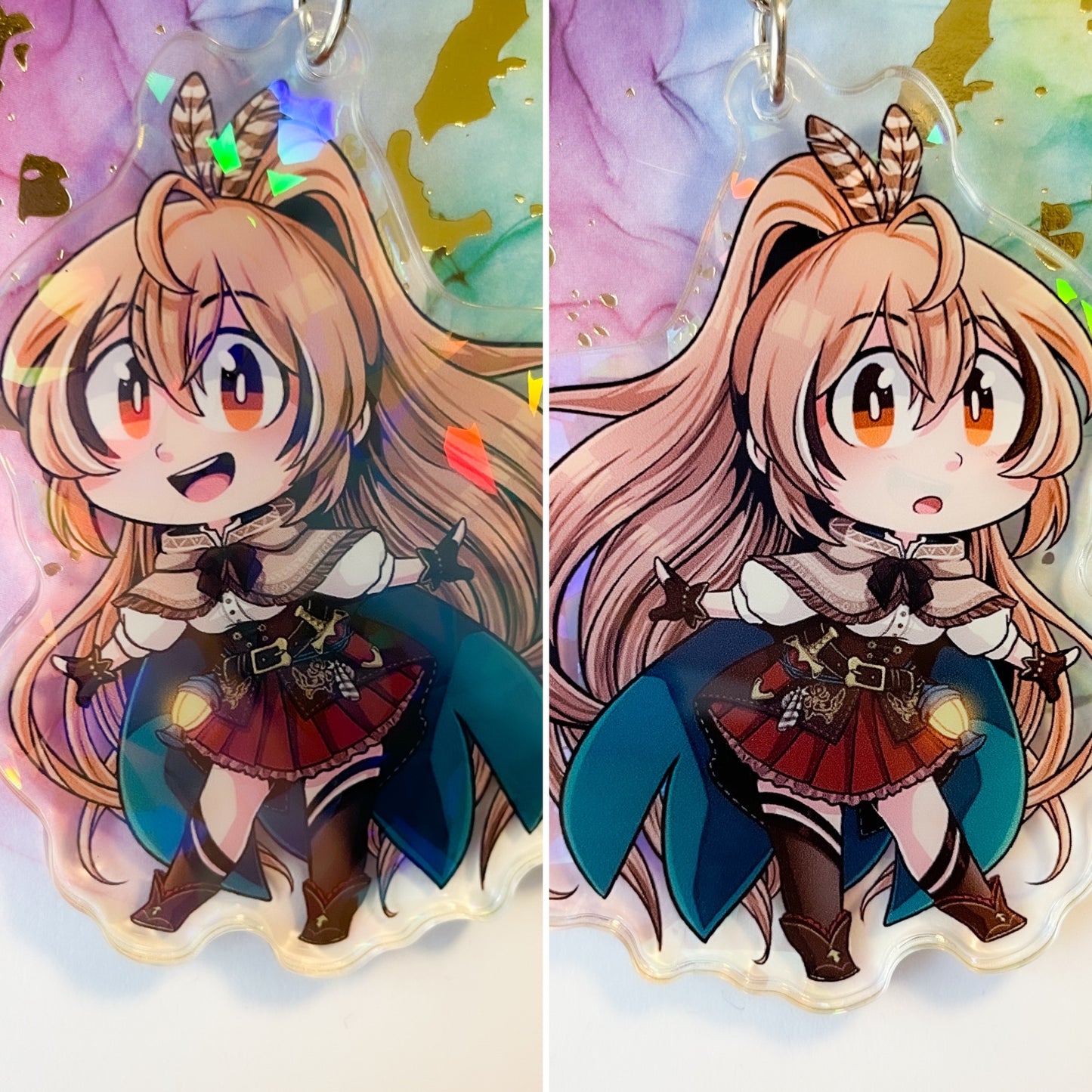 Hololive EN Council Holographic Acrylic Charms