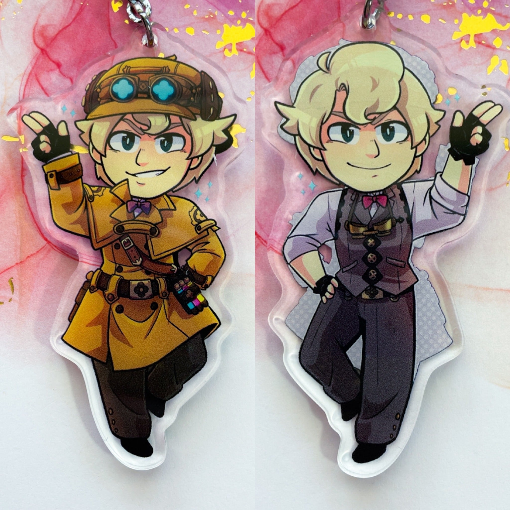 The Great Ace Attorney Chronicles Acrylic Charms – TheStarfishface