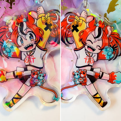 Hololive EN Council Holographic Acrylic Charms