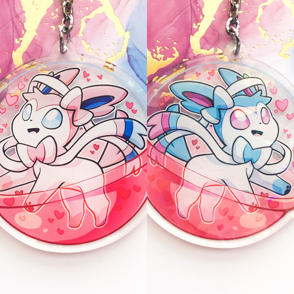 Pokemon Eeveelution Holo Acrylic Charms - TheStarfishface