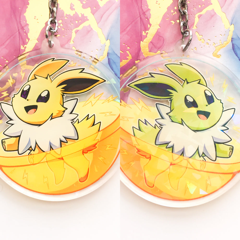 Pokemon Eeveelution Holo Acrylic Charms - TheStarfishface