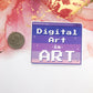 Digital Art is Art Sticker - TheStarfishface