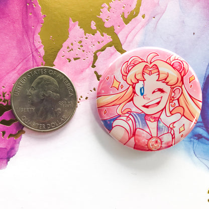 Sailor Moon Buttons - TheStarfishface