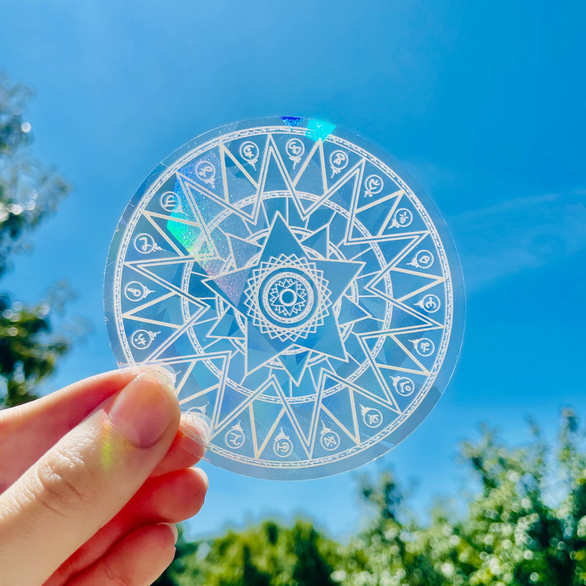 Castoff Magic Circle Suncatcher Sticker – TheStarfishface