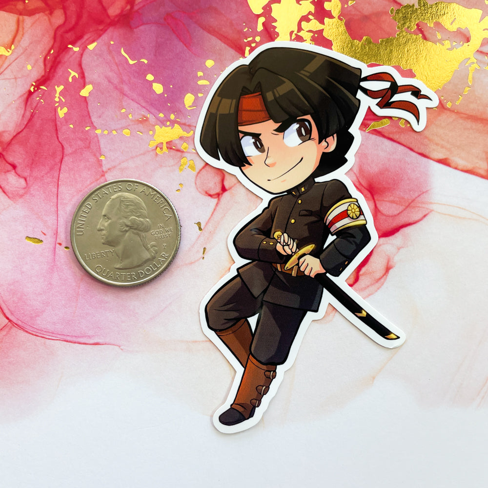 The Great Ace Attorney Stickers - TheStarfishface