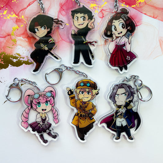 The Great Ace Attorney Chronicles Acrylic Charms