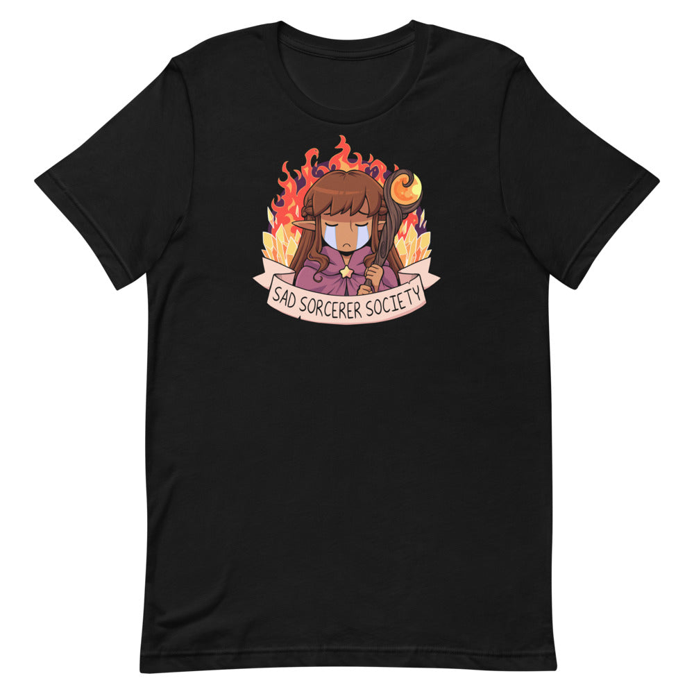 Sad Sorcerer Society Unisex T-Shirt (4 Colors Available!) - TheStarfishface