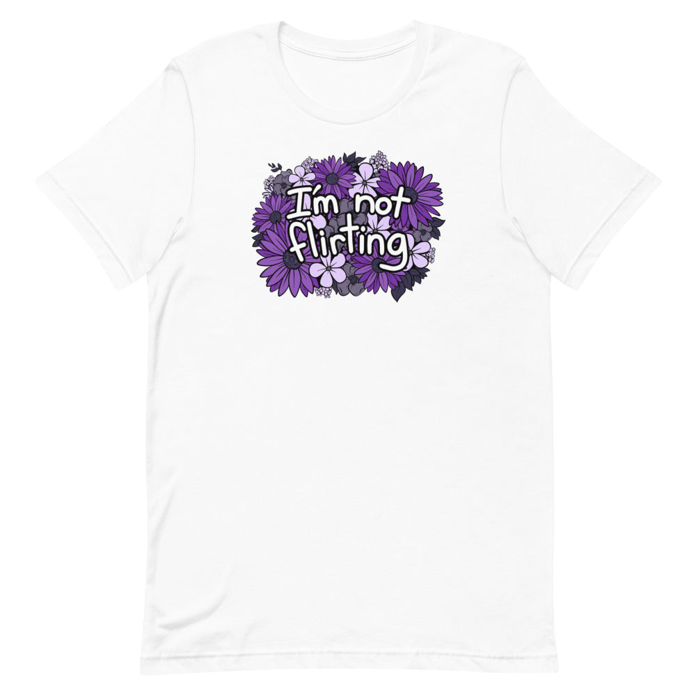 I'm Not Flirting Asexual Unisex T-Shirt (4 Colors Available!) - TheStarfishface